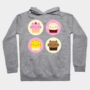 Cute Cat Cupcakes Hoodie